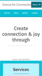Mobile Screenshot of danceforconnection.com